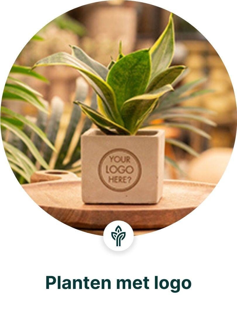 Planten personaliseren met logo